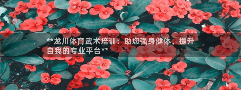 焦点娱乐官网首页下载：**龙川体育武术培训：助您强身